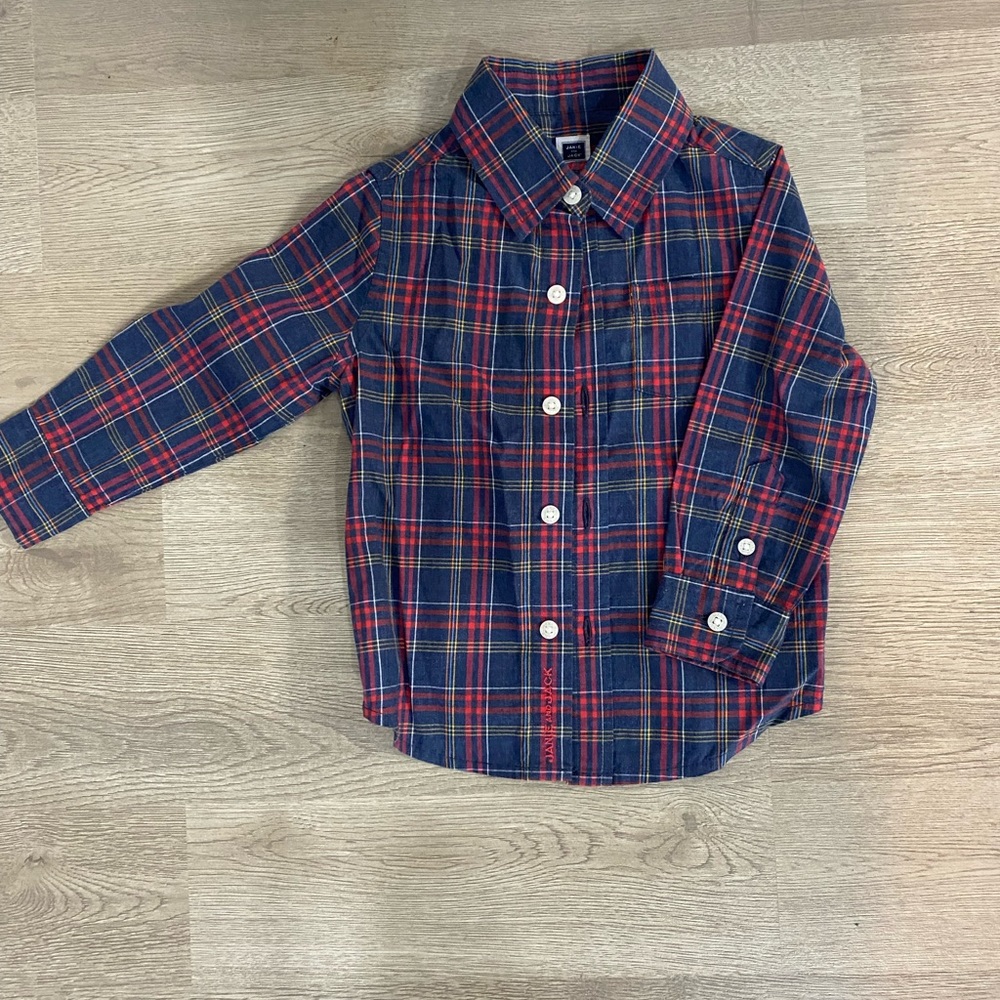 Janie and Jack toddler button up shirt
